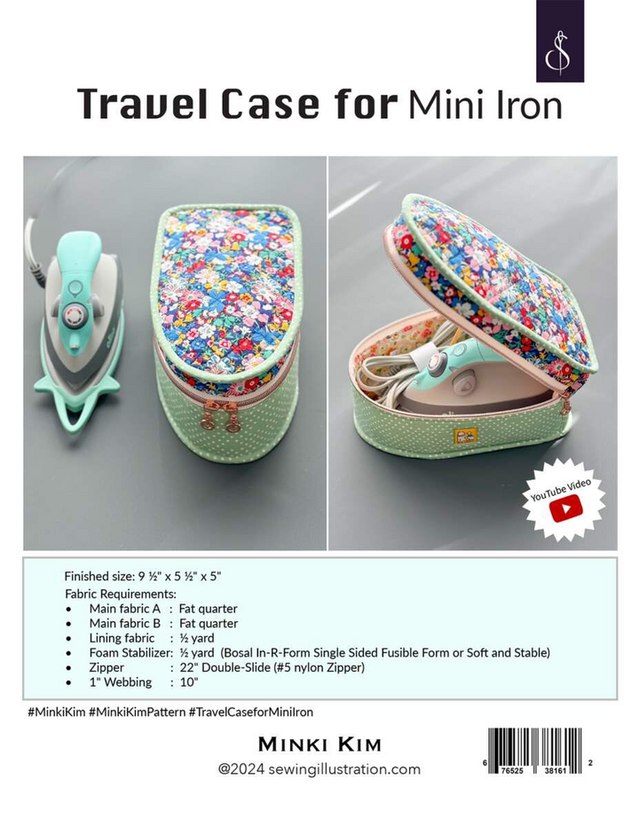 MINKI KIM Travel Case For Mini Iron Pattern