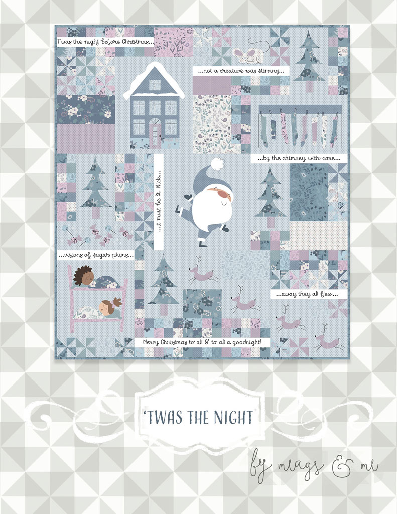 'TWAS THE NIGHT Quilt KIT by Meags & Me