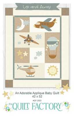 UP AND AWAY Applique Baby Quilt Pattern by The Quilt Factory