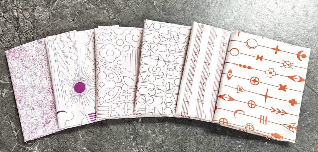 SUN PRINT WHISPER Fat Quarter Bundle by Alison Glass
