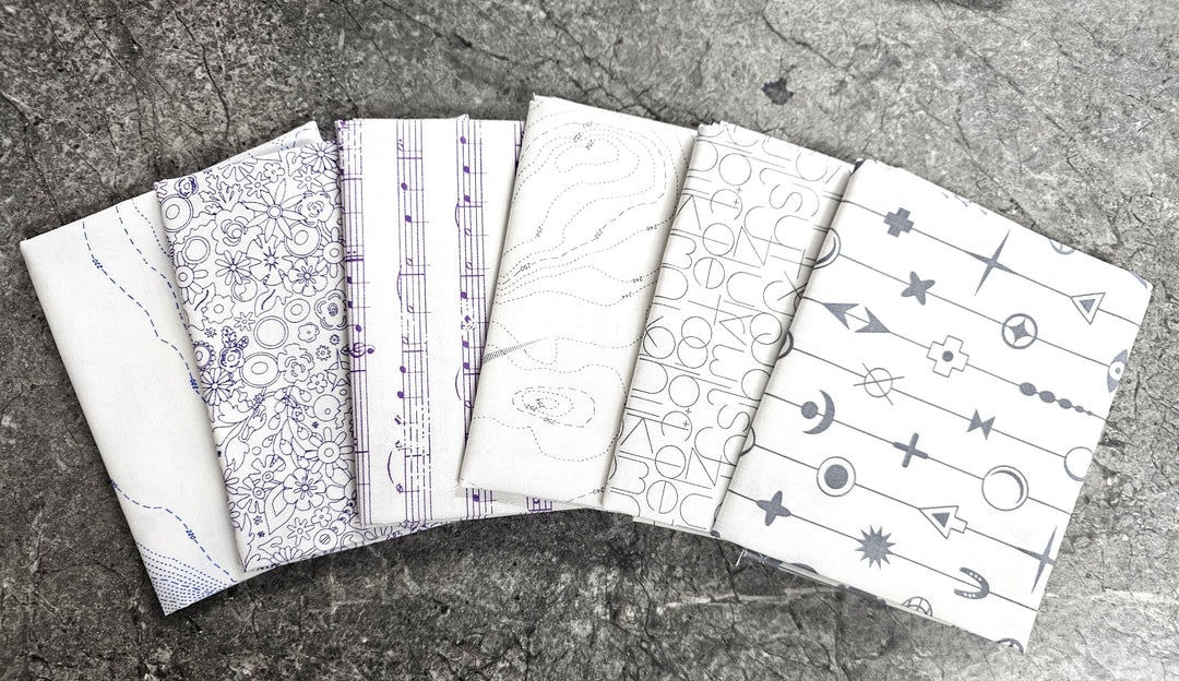SUN PRINT WHISPER Fat Quarter Bundle by Alison Glass