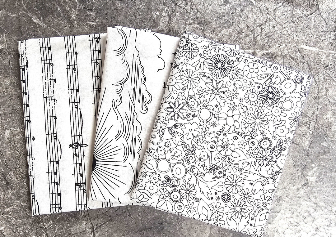 SUN PRINT WHISPER Fat Quarter Bundle by Alison Glass