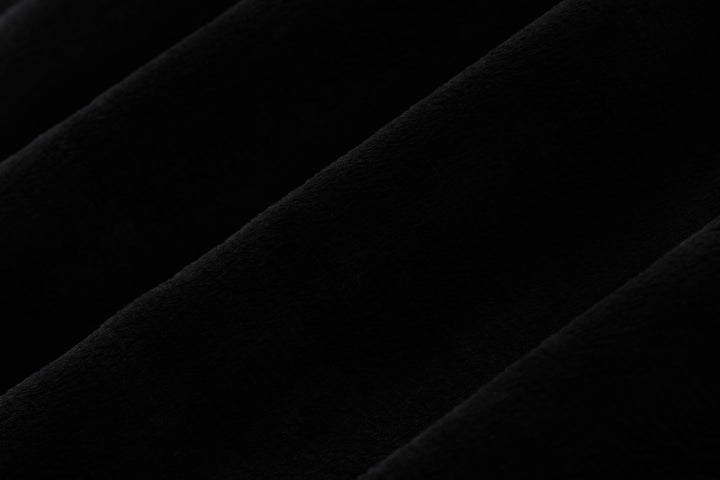 SOLID CUDDLE 3 - Extra Wide Minky: BLACK (1 yd.)