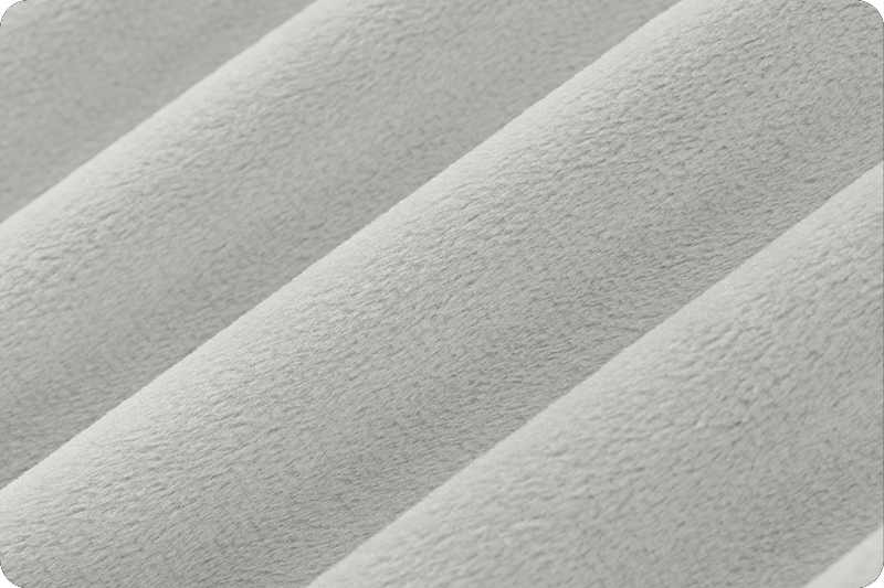 SOLID CUDDLE 3 - Extra Wide Minky: SILVER (1 yd.) by Shannon Fabrics