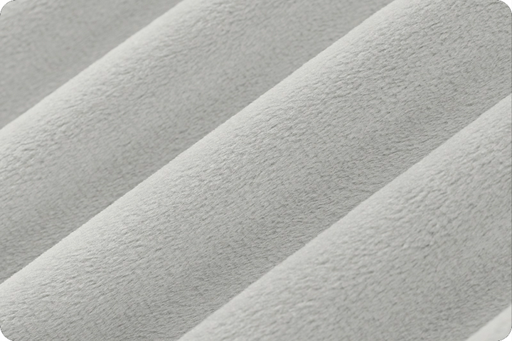 SOLID CUDDLE 3 - Extra Wide Minky: SILVER (1 yd.) by Shannon Fabrics