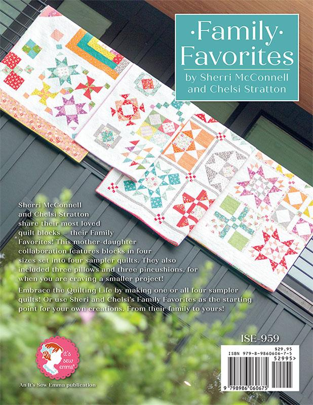 FAMILY FAVORITES Quilt Book by Sherri & Chelsi