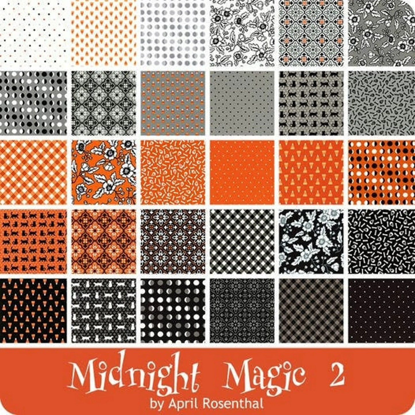 MIDNIGHT MAGIC 2 - 2.5" Jelly Roll by APRIL ROSENTHAL