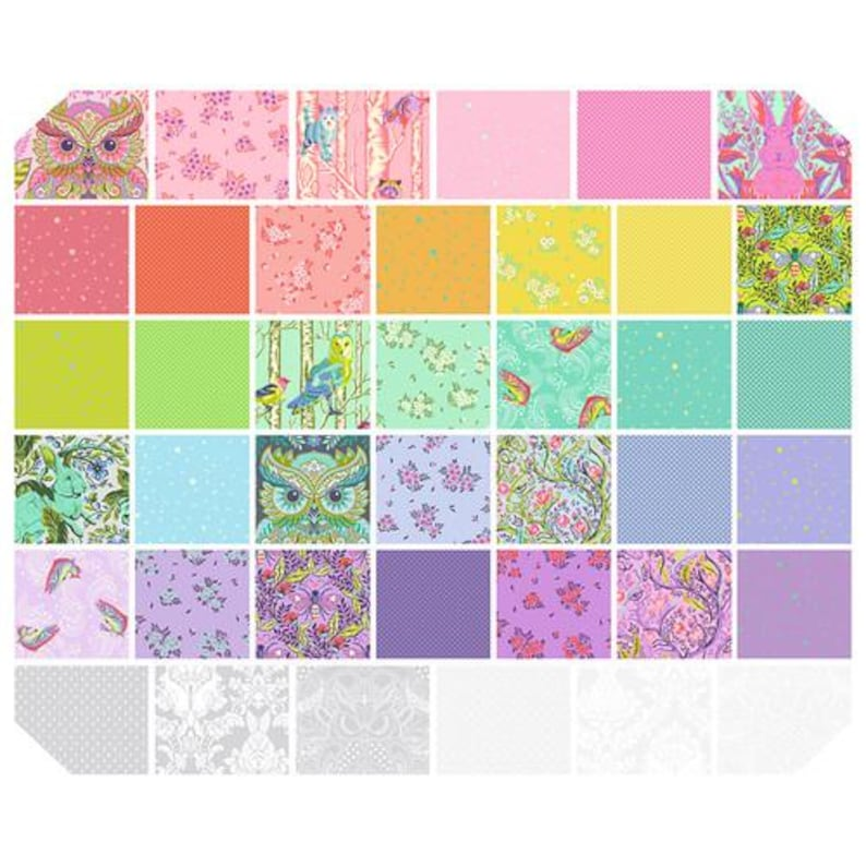 FULL MOON FOREST II Fat Quarter Bundle Precuts by Tula Pink
