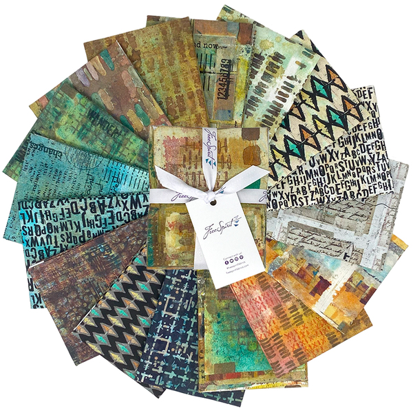 ON YOUR MARK Fat Quarter Bundle Precuts by Seth Apter for FreeSpirit Fabrics
