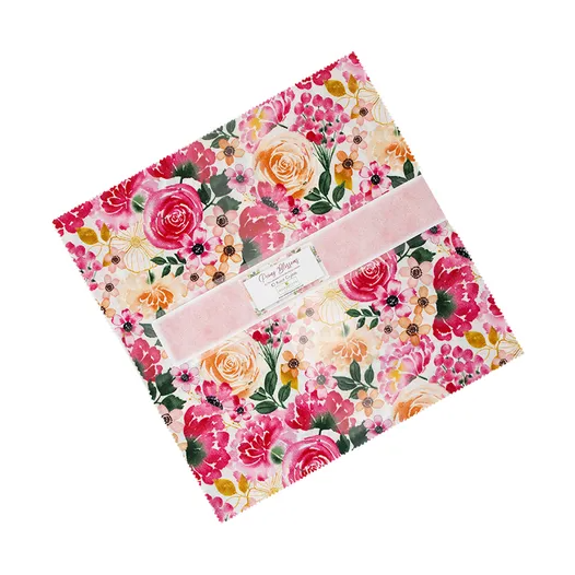 PEONY BLOSSOMS 10K 10-Inch Stacker by Wilmington Prints