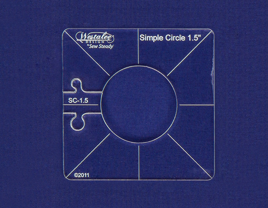 Westalee Design SIMPLE CIRCLES Longarm Templates