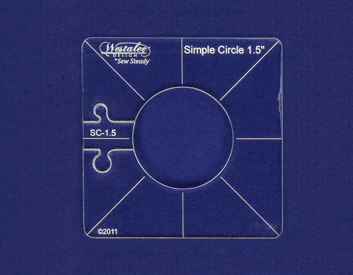 Westalee Design SIMPLE CIRCLES Longarm Templates
