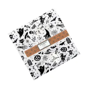 MIDNIGHT HAUNTINGS 10 Karat Gems 10-Inch Precuts by Wilmington Prints