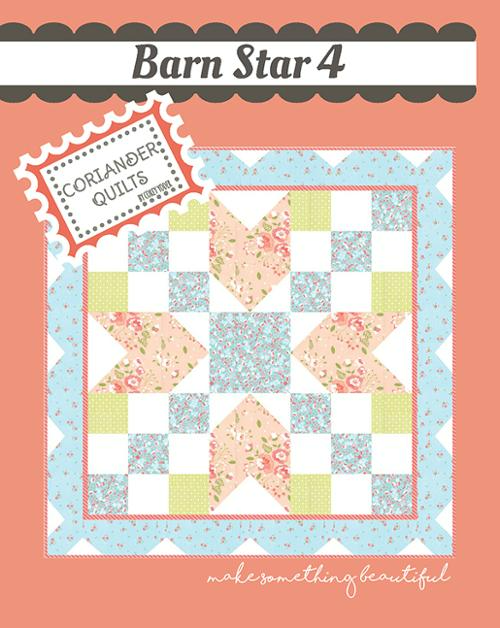 BARN STAR 4 Quilt Pattern by Coriander Quilts