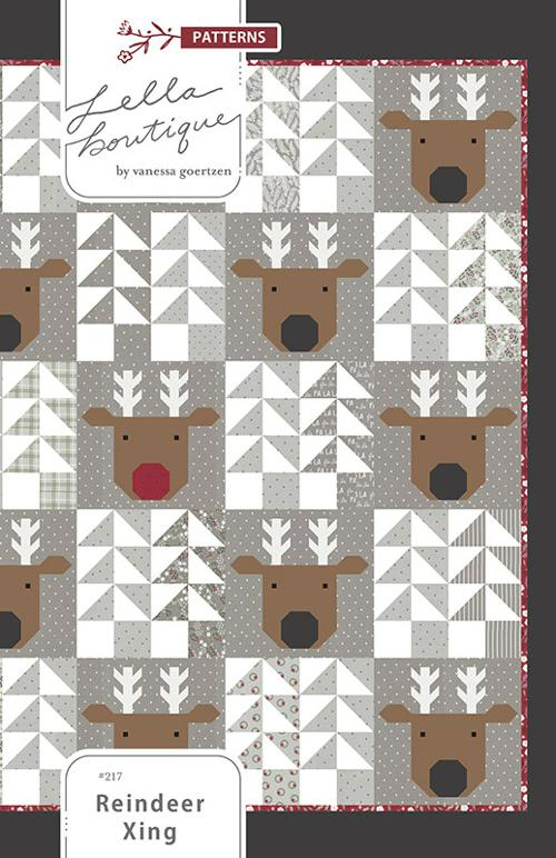 REINDEER XING Quilt Pattern by Lella Boutique