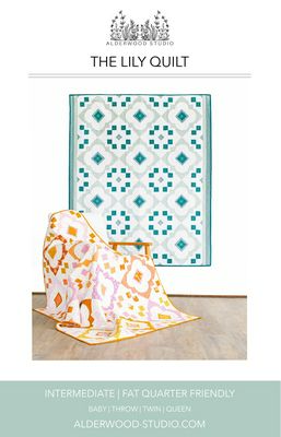 LE LILY QUILT Modèle de courtepointe