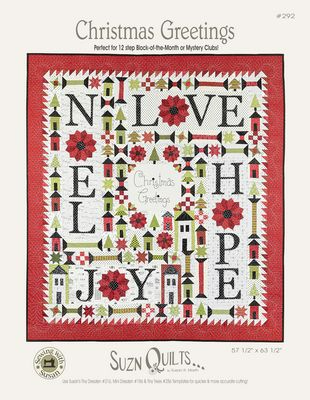 CHRISTMAS GREETINGS Quilt Pattern