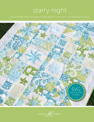 STARRY NIGHT with SVG Pattern by Amanda Murphy