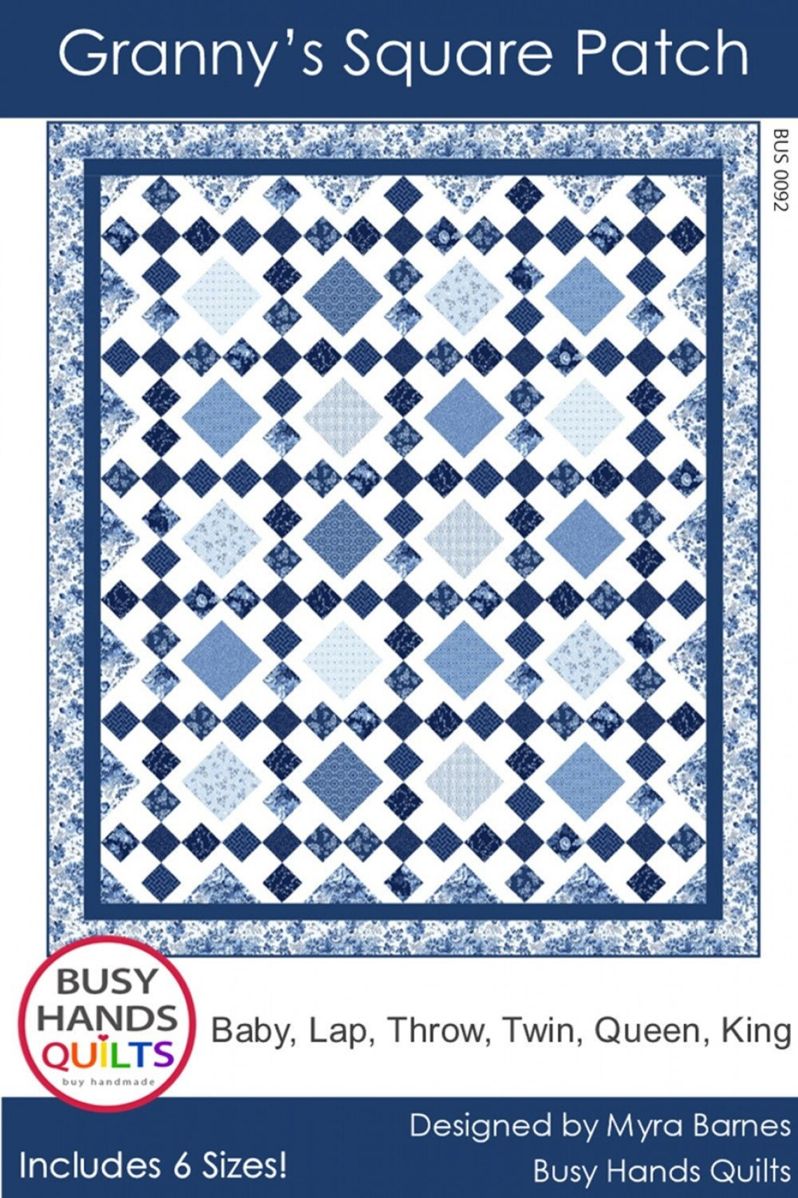 GRANNY'S SQUARE PATCH Quilt Pattern