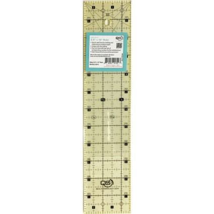 QUILTERS SELECT Non-Slip 2.5"X12" Ruler
