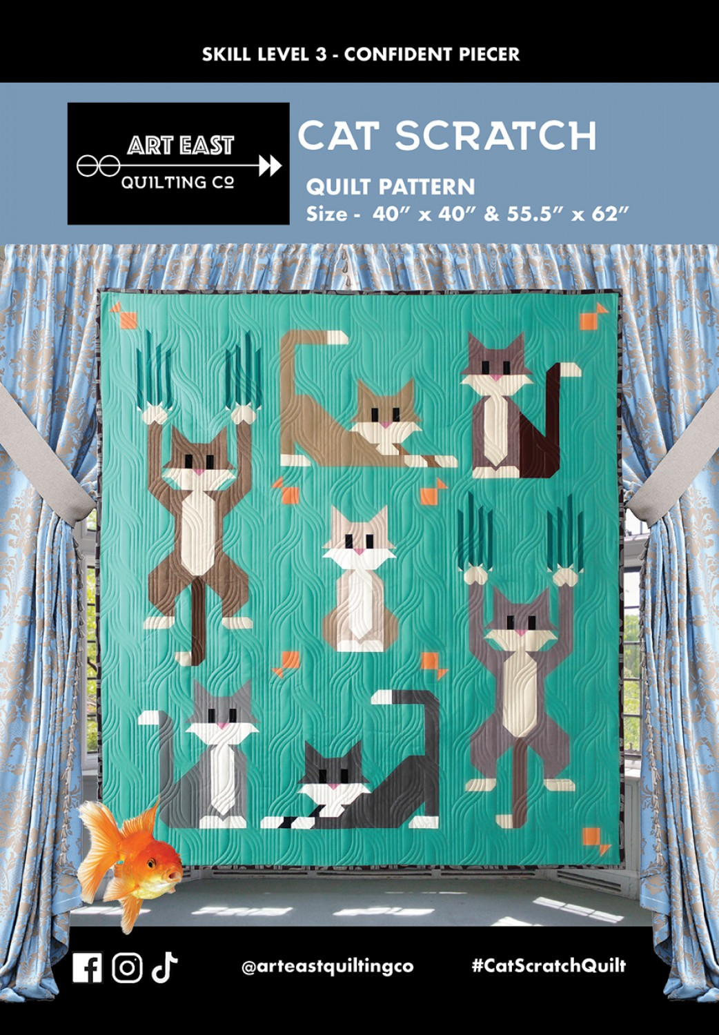 CAT SCRATCH Quilt Pattern Booklet