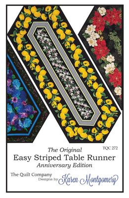 EASY STRIPED TABLE RUNNER Anniversary Edition Pattern
